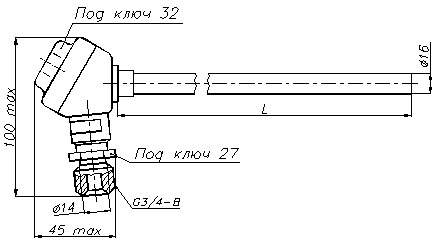 Габаритный чертёж ТПР-1273 рис.1