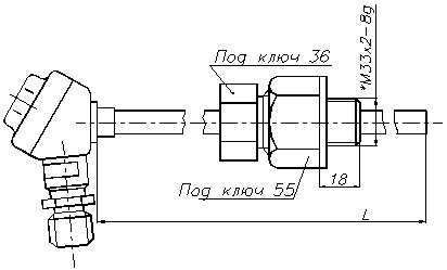 Габаритный чертёж ТПР-1273 рис.2